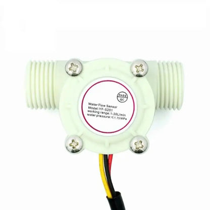 1 pièces en plastique DC 5-18V débitmètre Hall capteur de débit contrôle de l'eau capteur de débit liquide interrupteur 1-30L/min 1.75MPa 12V capteur de débit d'eau