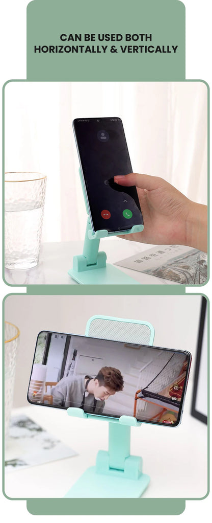 Desktop Phone Holder Stand Mobile Phone Support Adjustable Angle Height Cell Phone Stand Universal for All Smart Phones
