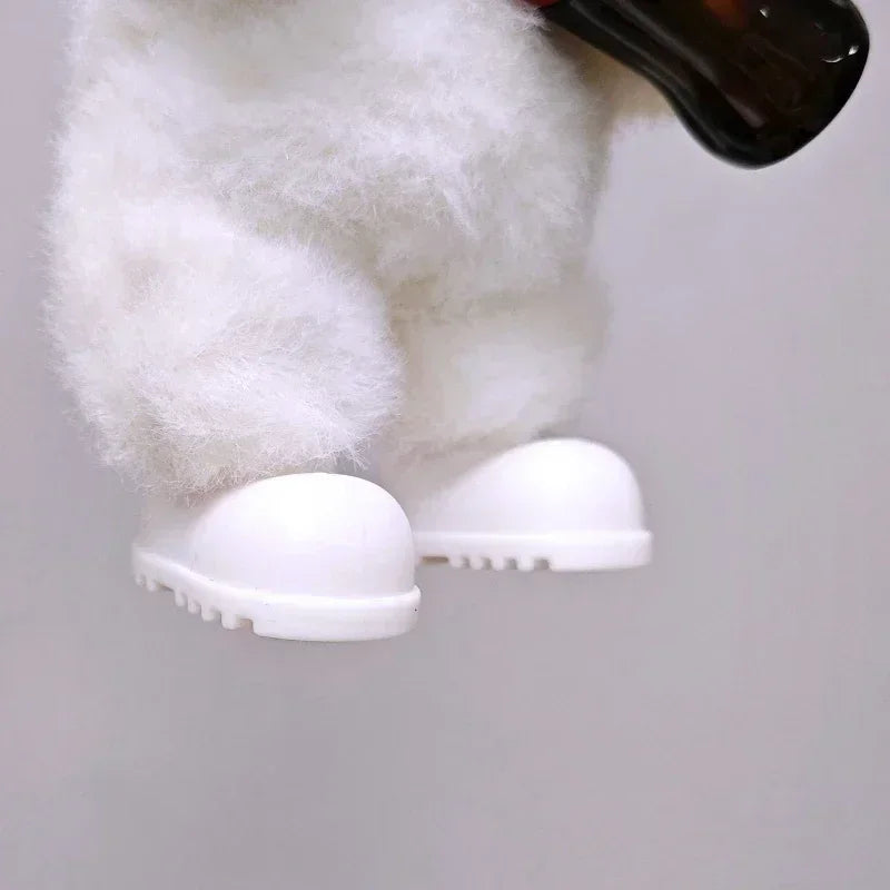 Labubu Doll Shoes For 15-17cm Ropa 3.0 Labubu V1 V2 V3 Rain Boots Colorful Beach Shoes Sitting Party Accessories