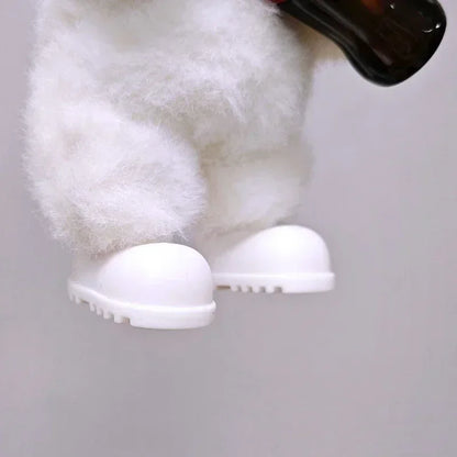 Labubu Doll Shoes For 15-17cm Ropa 3.0 Labubu V1 V2 V3 Rain Boots Colorful Beach Shoes Sitting Party Accessories