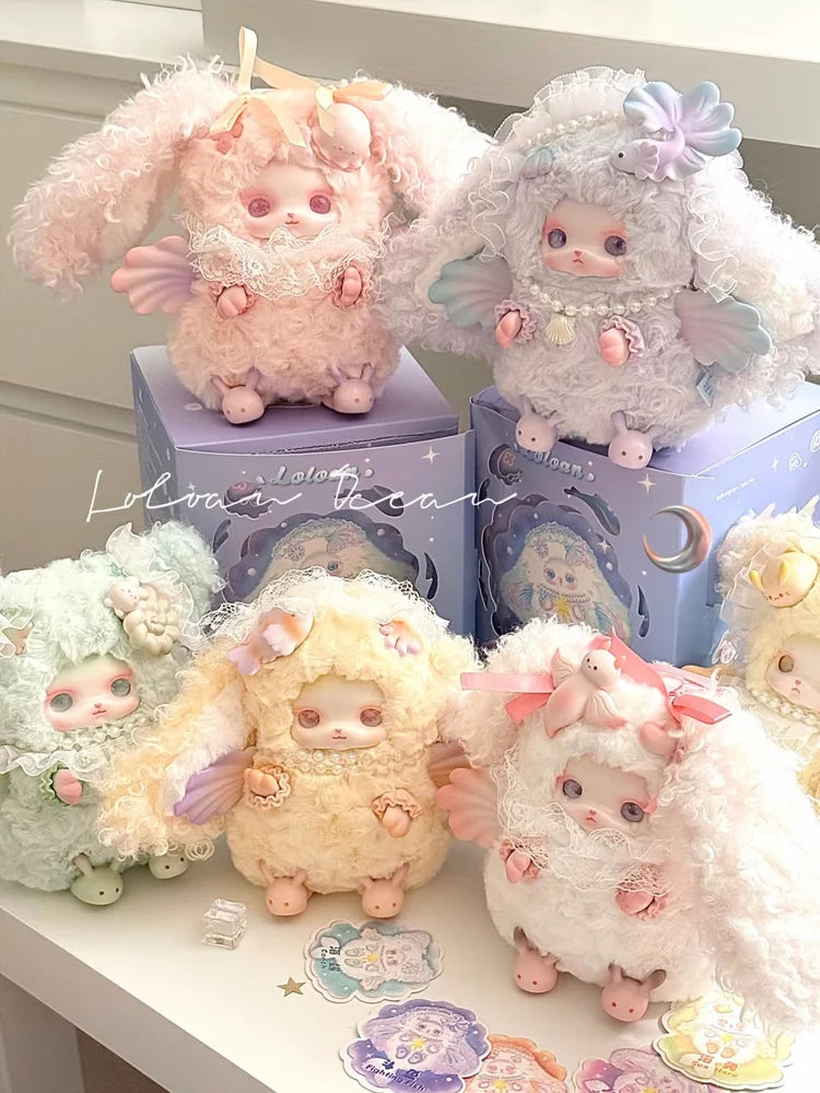 Original Blind Box Loloan Ocean Series Mystery Box Cute Backpack Pendant Room Decor Toy Birthday/Christmas Surprise Gift