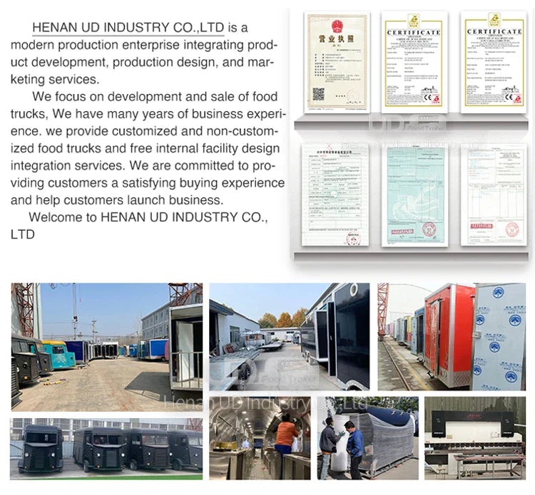 Urdream New Arrival Wholesale Price Food Trucks USA Australia Standard Concession Food Trailer Taco Hamburger Fast Food Truck