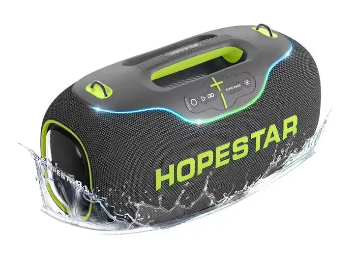 Hopestar speaker A80 alto gravador de áudio portátil de alta qualidade 350W RGB subwoofer home theater USB party computer DC
