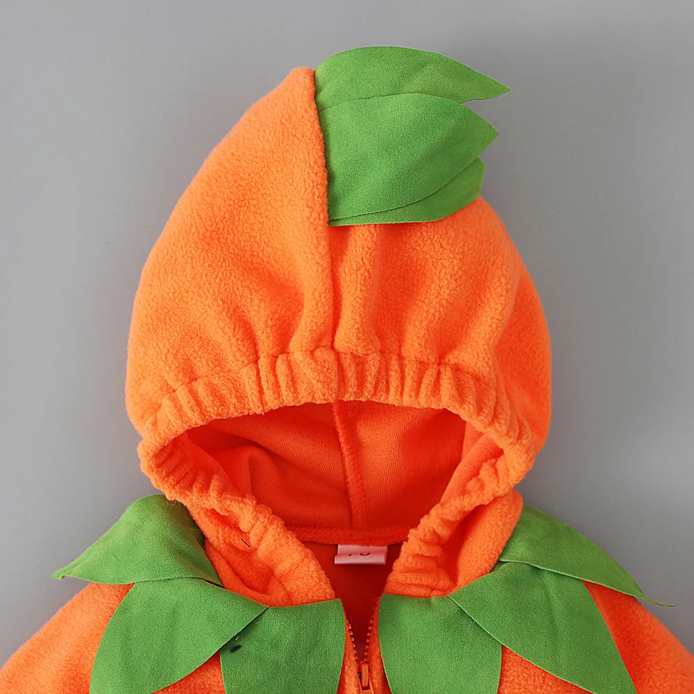 3-24M pumpkin Cosplay Baby Girls Boys Halloween Costume Sets Long Sleeve Cosplay jumpsuit for boys Carnival Party Clothes