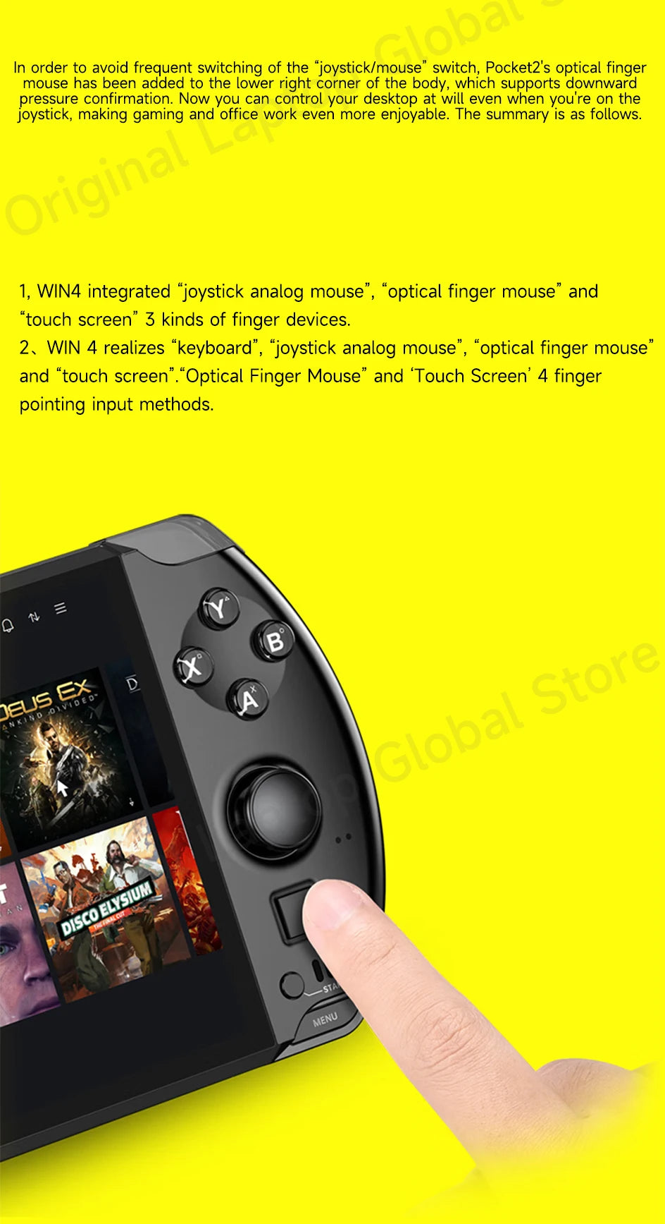 GPD WIN 4 2025 AMD Ryzen™ AI 9 HX 370/ AMD Ryzen 7 8840U Processor 32GB RAM 1TB/2TB Hard Drive 6-inch Pocket Mini PC Laptop