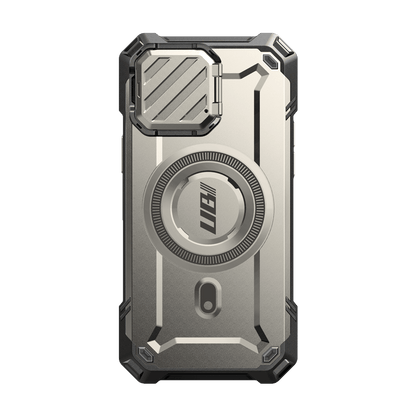 iPhone 15 Pro Max 6.7 inch Unicorn Beetle MAG XT MagSafe Case-Titan Gray