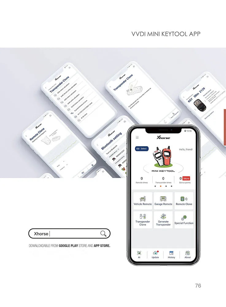 Xhorse VVDI Mini Key Tool Programmateur de clé à distance Version mondiale Possibilité de choisir la puce Super XNDS00EN ID48 Chip 4D 4C Chip