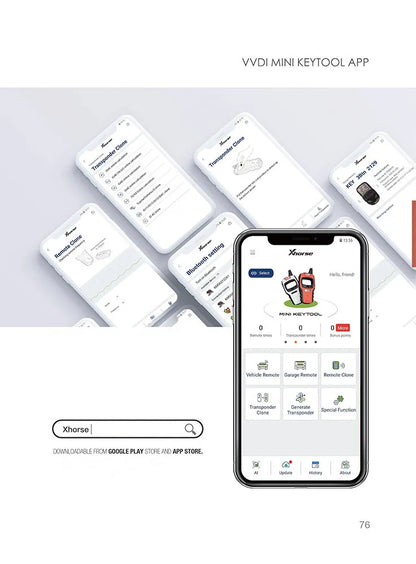 Xhorse VVDI Mini Key Tool Programmateur de clé à distance Version mondiale Possibilité de choisir la puce Super XNDS00EN ID48 Chip 4D 4C Chip
