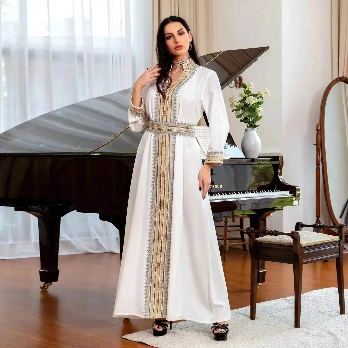 Women's Party Robes Arab  Evening Dresses