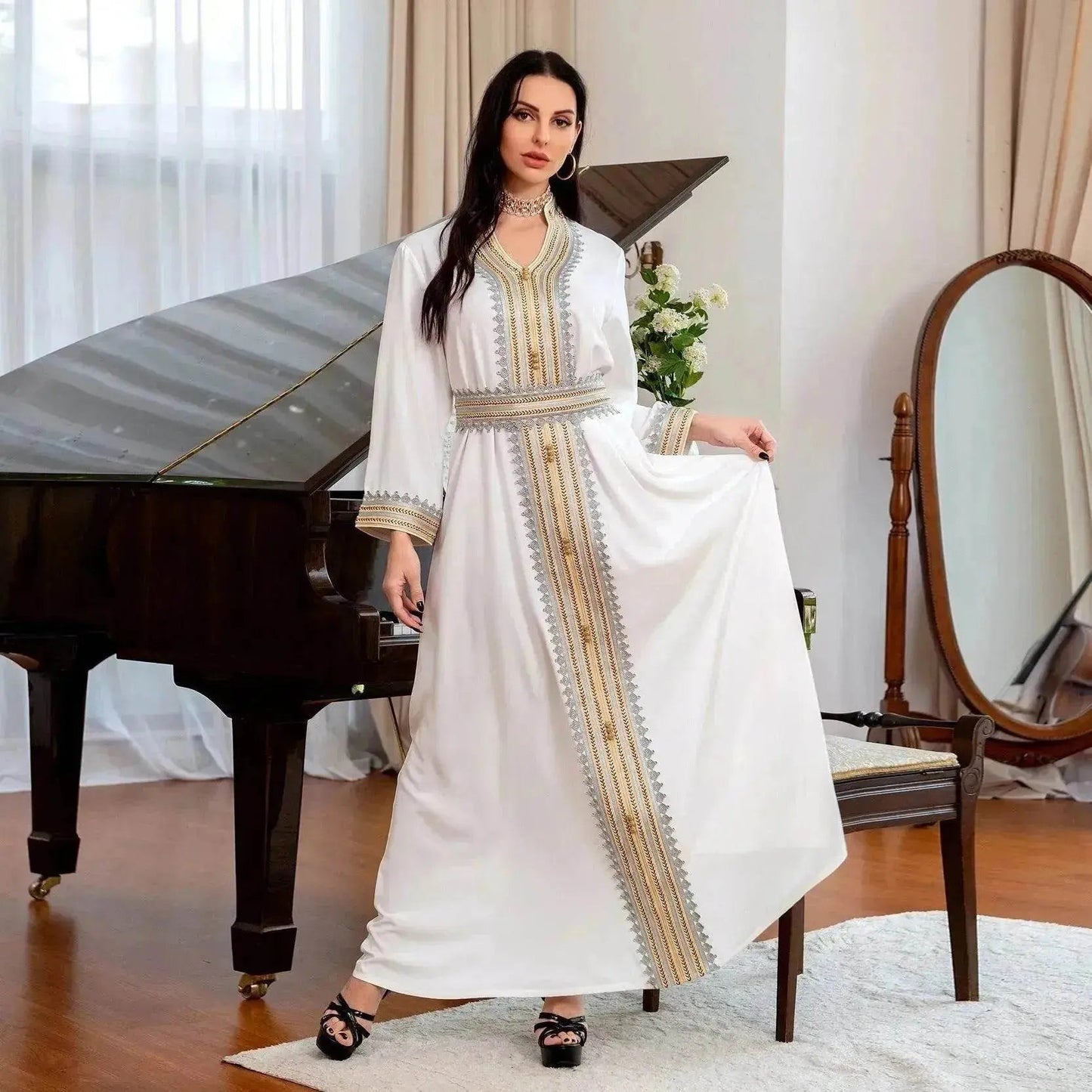Women's Party Robes Arab  Evening Dresses