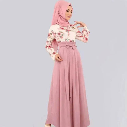 Arab  Print Dress Arab Hot Style