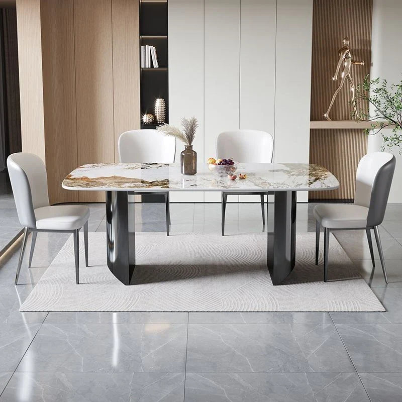 Varna Diamond Stone Dining Table