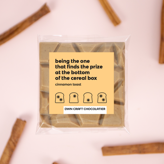 cinnamon toast milk chocolate bar