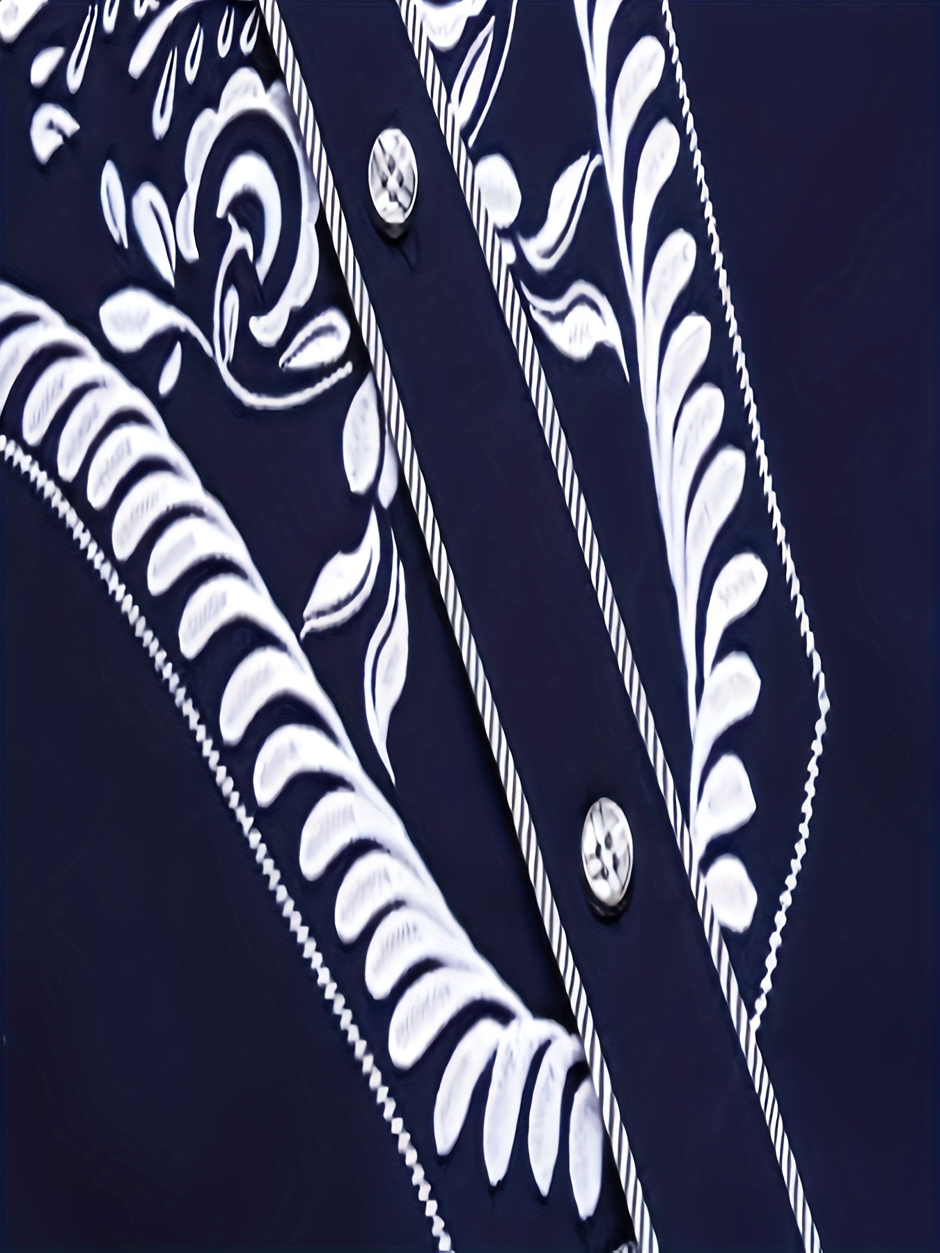 Chemise brodée à manches longues style cowboy western chic - Mélange de coton doux, design élégant, style décontracté pour les vacances de printemps et d'automne - Chemise homme pour activités de plein air, voyages et loisirs