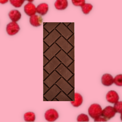 dark chocolate raspberry bar