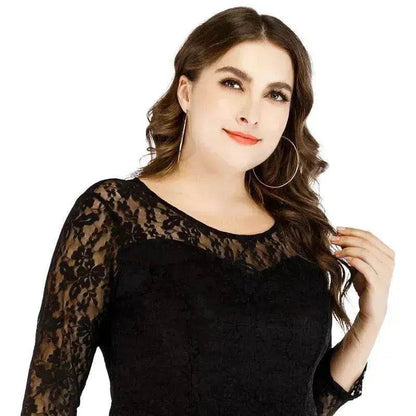 Fashionable Long sleeve Lace maxi Dress for Arab Dubai Turkey Middle Eastern Women