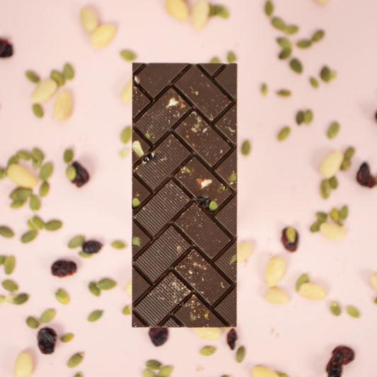 fruit and nut chocolate bar