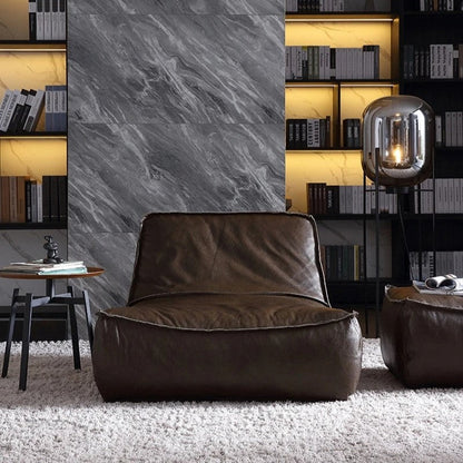 Single Sofa & Ottoman Set