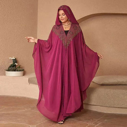 High-definition Arab  Shawl Hooded Cloak