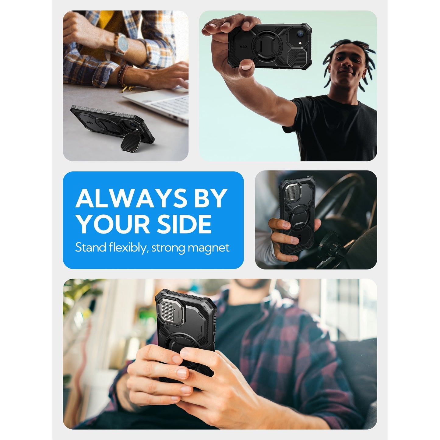 iPhone 16e (2025) Armorbox Case-Black