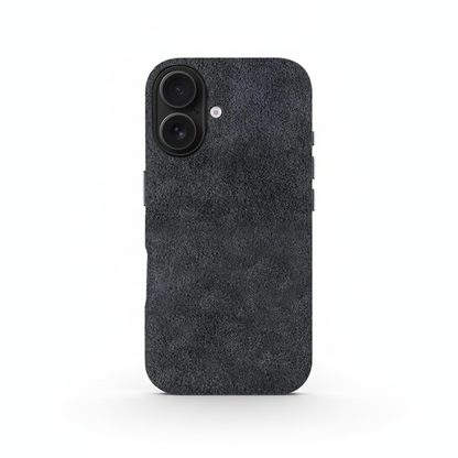 Grey Alcantara Case For iPhone 16 Pro