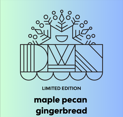 maple pecan gingerbread bar