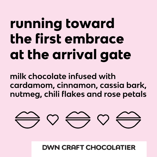 spiced kiss milk chocolate bar