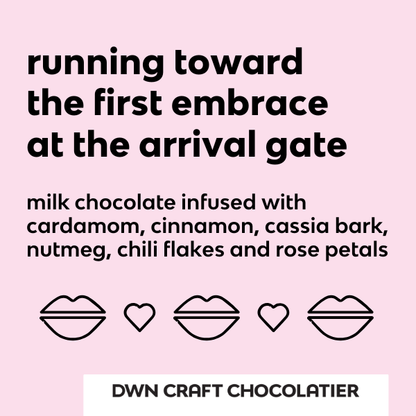 spiced kiss milk chocolate bar