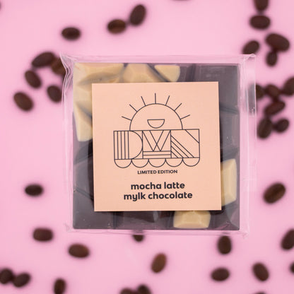 mocha latte chocolate bar