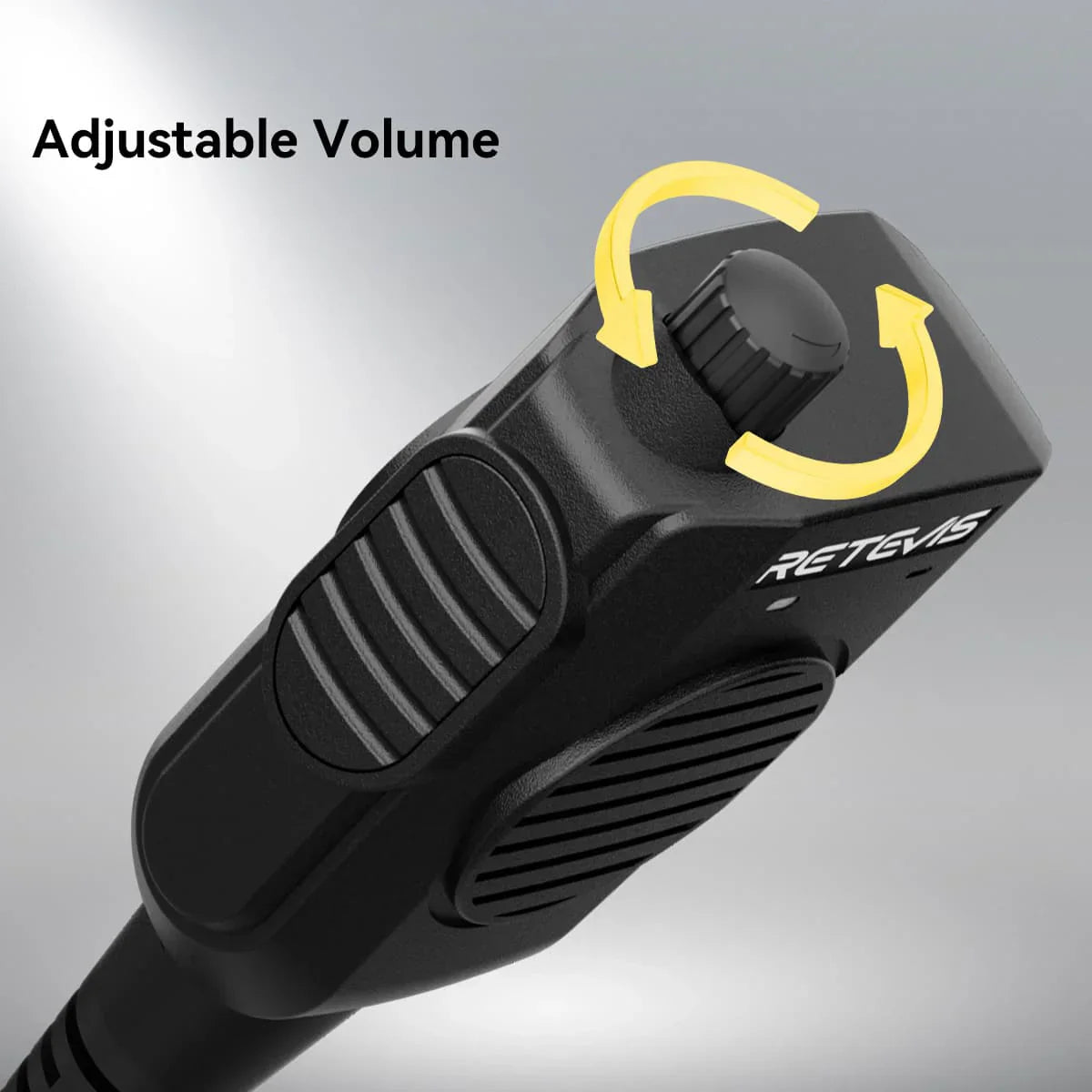 Retevis HK011 AI Noise-Canceling Speaker Mic (K1 2-Pin)