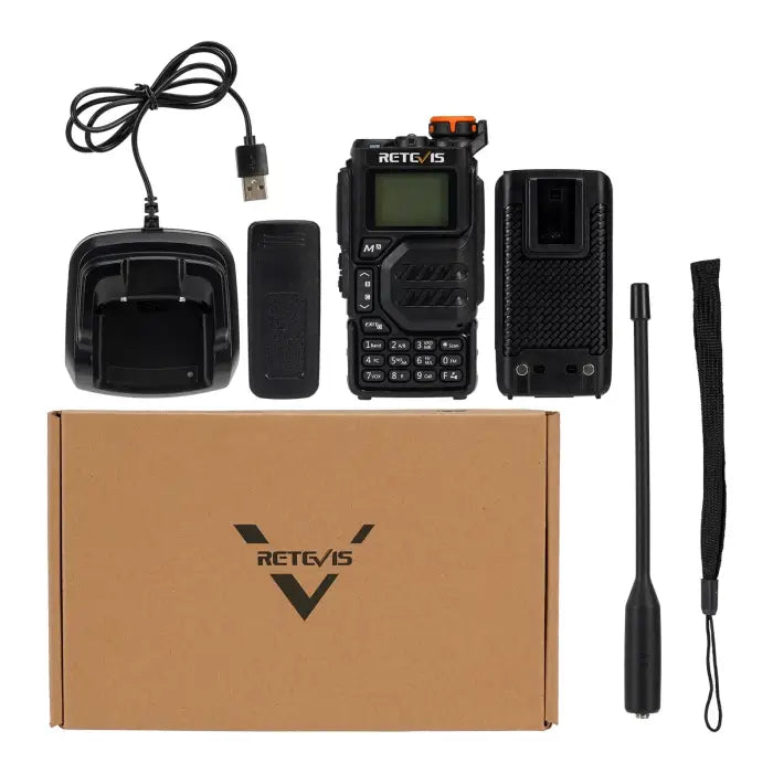 Retevis RA79 (UV-K5) Multiband Ham Radio with Scanner & Frequency Counter