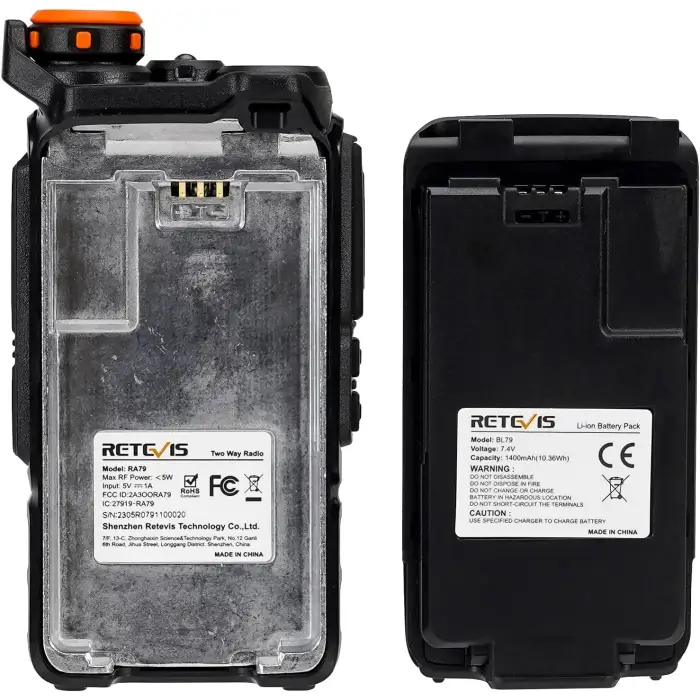 Retevis RA79 (UV-K5) Multiband Ham Radio with Scanner & Frequency Counter