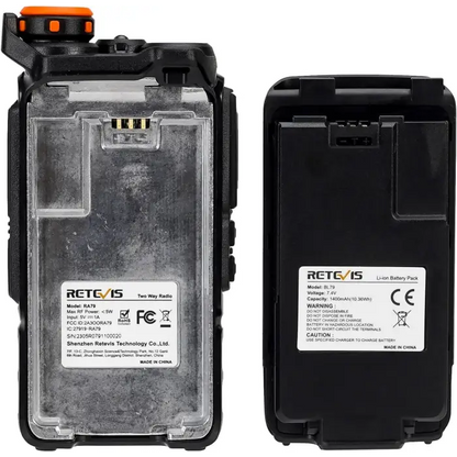 Retevis RA79 (UV-K5) Multiband Ham Radio with Scanner & Frequency Counter