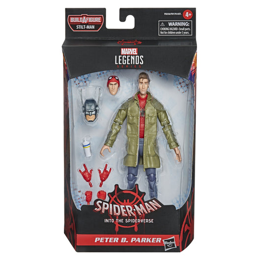 Hasbro Marvel Legends Series Spider-Man: Into the Spider-Verse Peter B. Parker 6-inch Collectible Action Figure