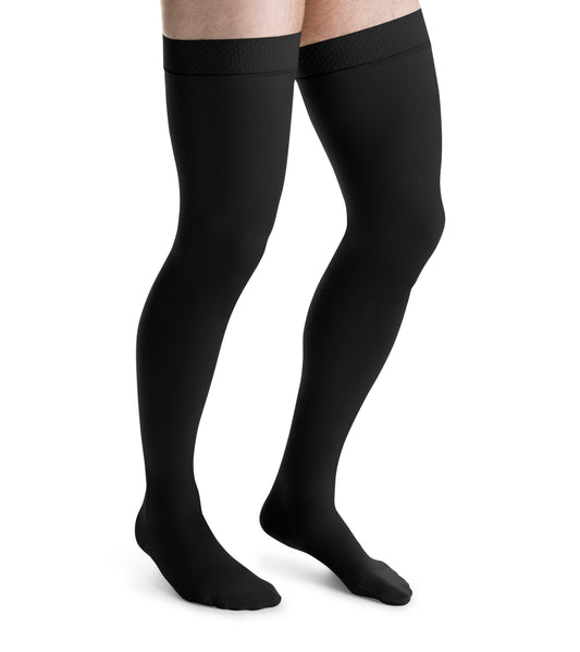JOBST forMen Compression Socks 30-40 mmHg Thigh High, Closed Toe