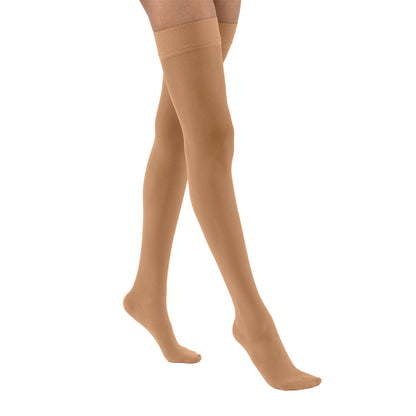 JOBST UltraSheer Compression Stockings 30-40 mmHg Thigh High Silicone Dot Band Closed Toe